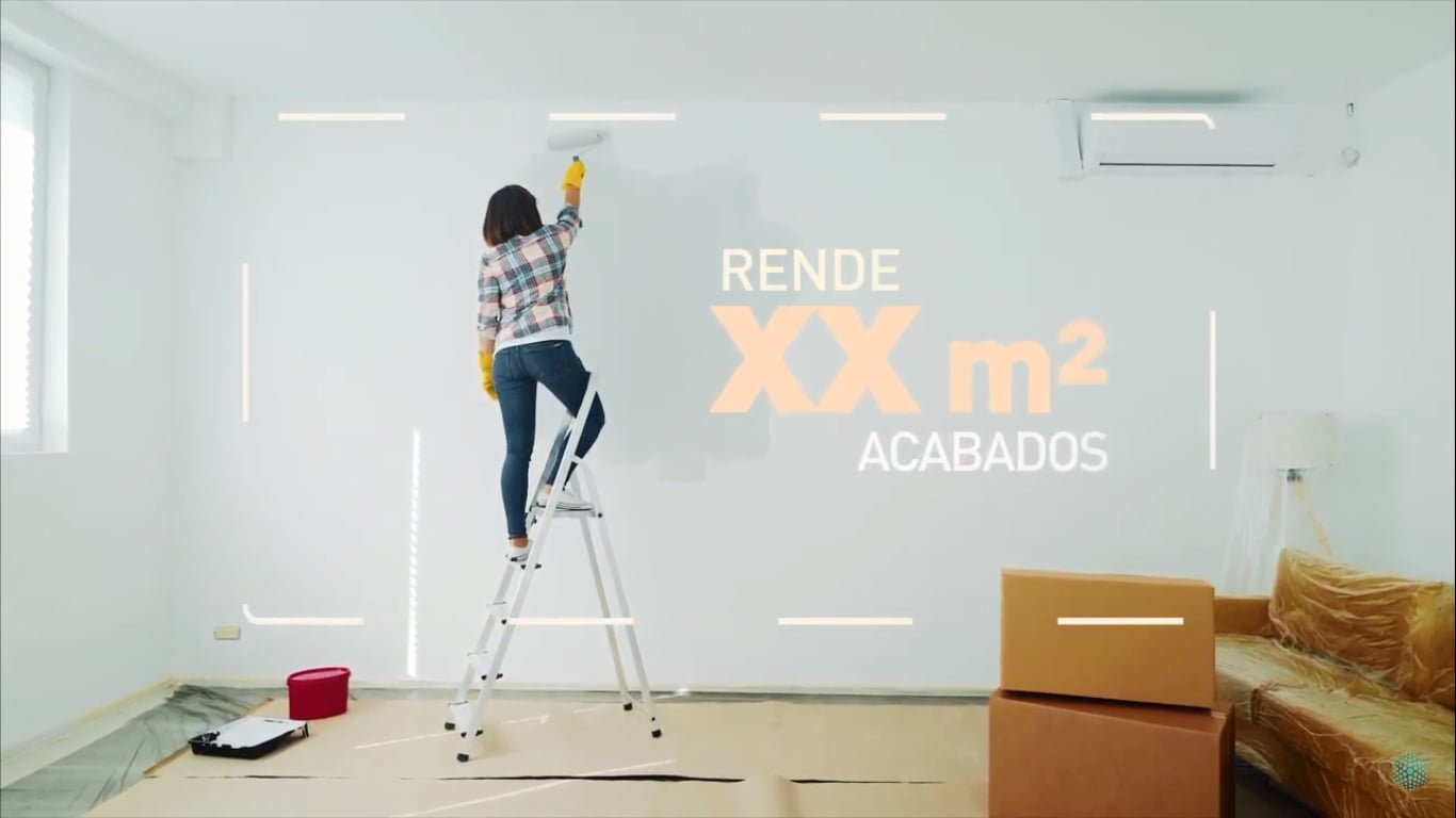 Vídeo destaca nova maneira de informar, na embalagem, o rendimento das tintas imobiliárias