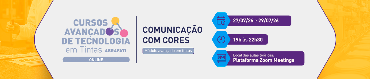 Comunicação com Cores – Módulo avançado em tintas